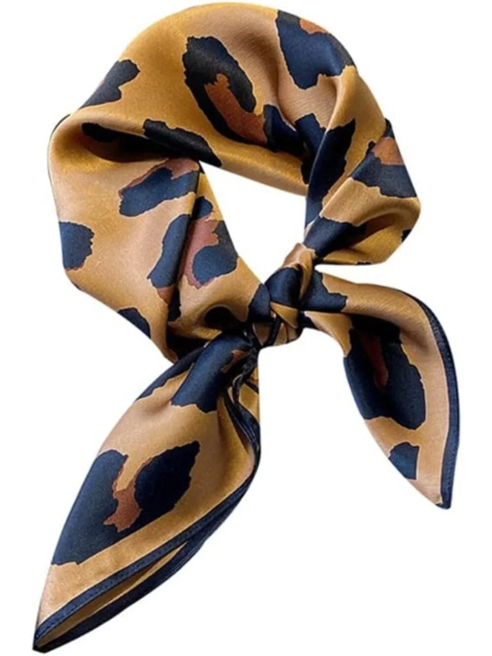 100% Pure Mulberry Silk Square Scarf - 27''x27'' Hair Neckerchief for Women